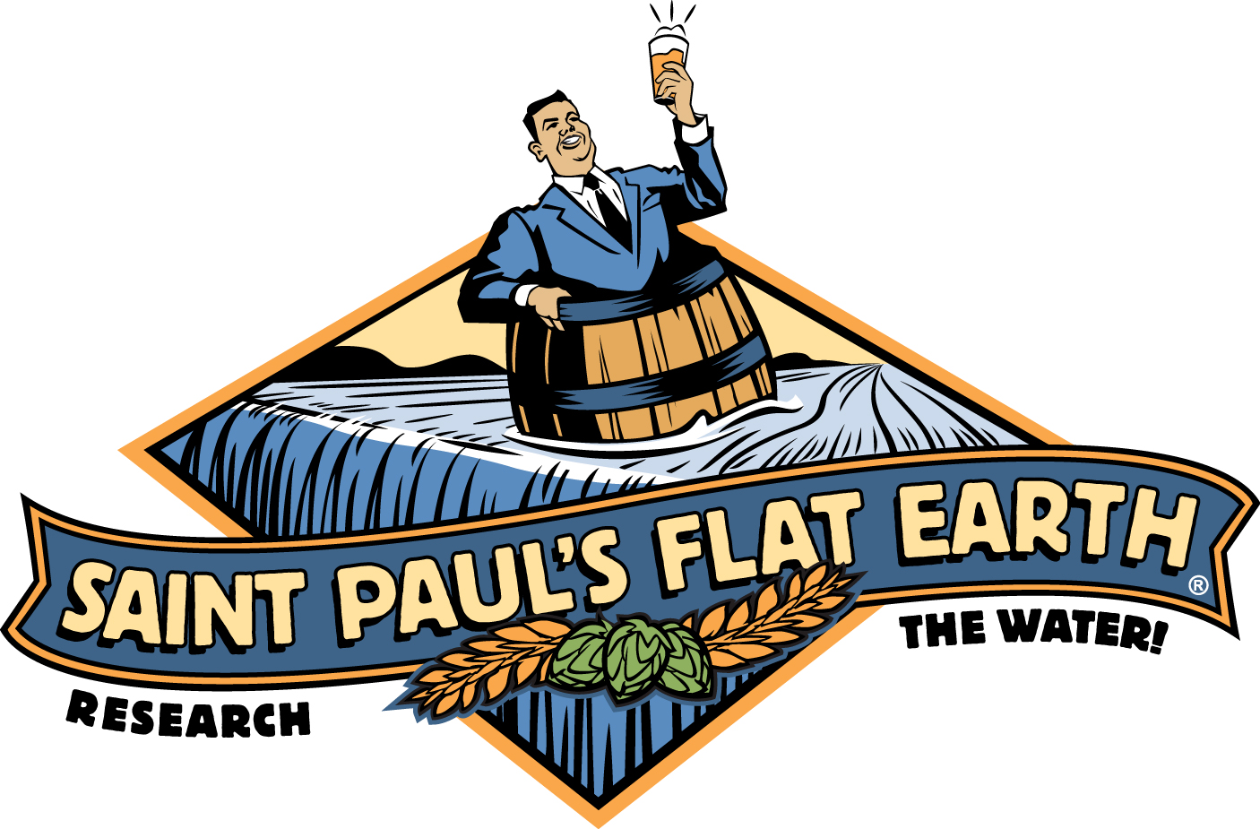 Saint Pauls' Flat Earth Logo