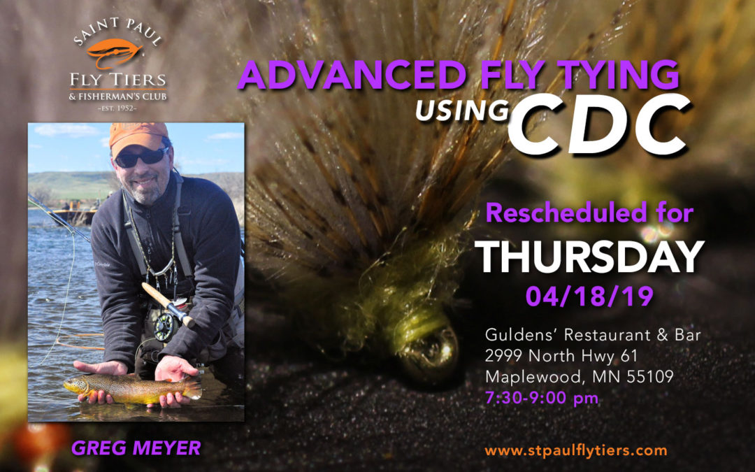 ADVANCED TYING USING CDC | April 18th  | Greg Meyer